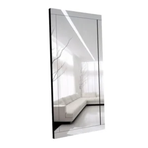 Alternative view of Espelho Grande Corpo Inteiro 185x90cm Prata