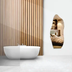 Alternative view of Espelho Grande Corpo Inteiro 170x70 Orgânico Luxo Decoração Quarto Sala