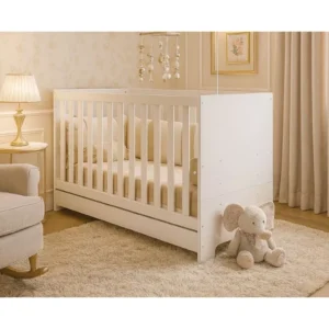 Berço 3 em 1 Evolutivo (Vira Mini Cama) - 100% Madeira Maciça